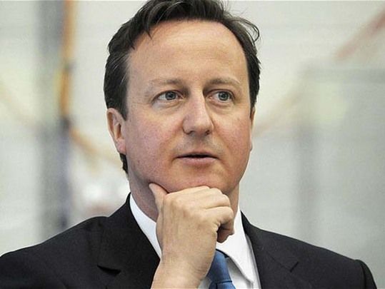 Former British Prime Minister David Cameron.