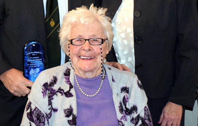 Beloved Irish American community member Mary Holt Moore.