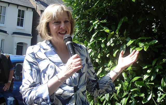Incoming British Prime Minister Theresa May.
