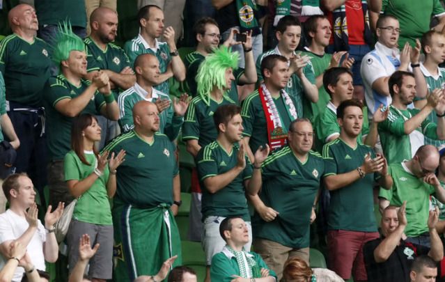 Sectarianism fades in the modern era and Northern Ireland soccer fans just want to have fun.