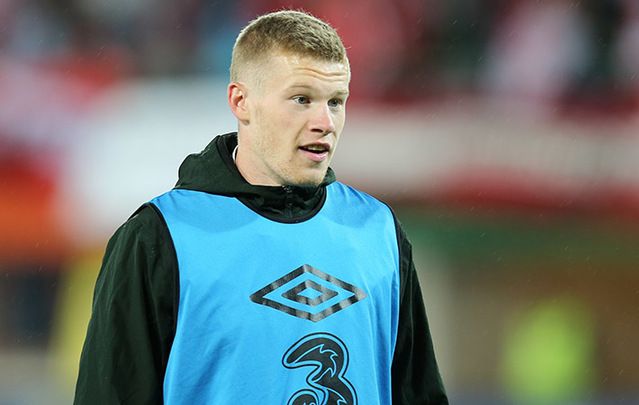 James McClean refuses to wear the poppy or stand for “God Save the Queen.”