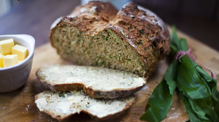 Donal Skehan's wild garlic Irish soda bread recipe