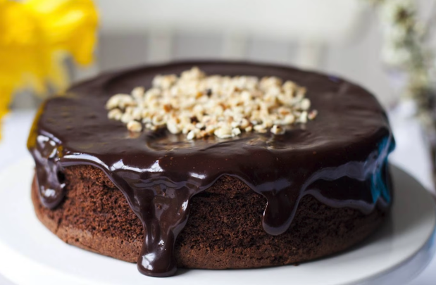 Dark chocolate hazelnut mud pie