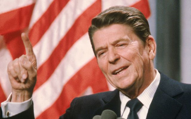 President Ronald Reagan.