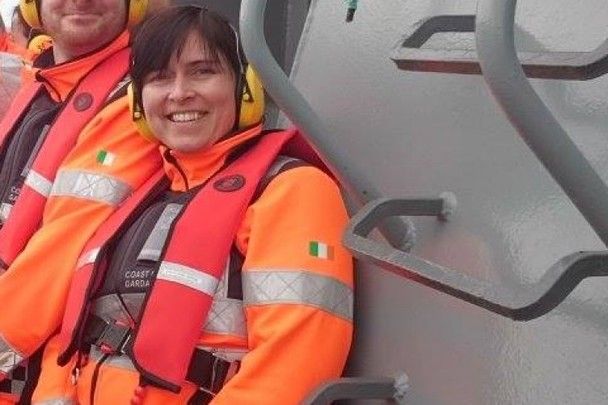 Heroic coastguard Caitríona Lucas.