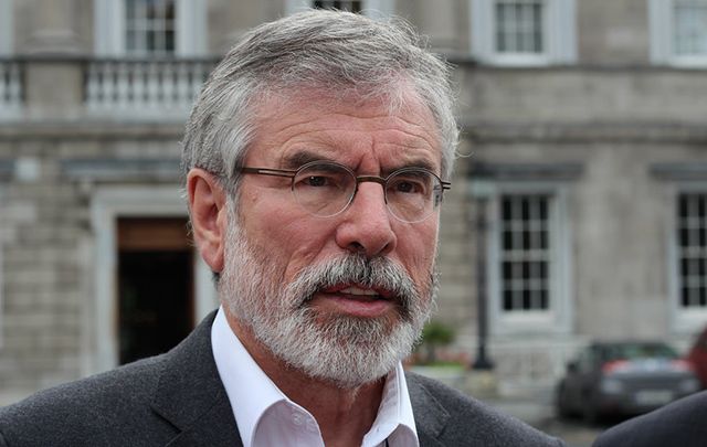 Part of the Sinn Fein party’s 10 year plan will see Adams step down from the leadership role.