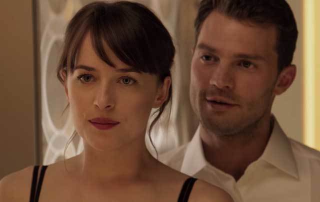 A shot from the new \'Fifty Shades Darker\' trailer.