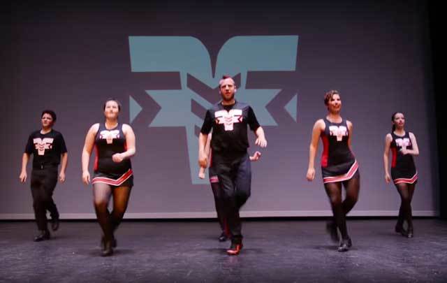 Halfway to St Patrick\'s Day dance video from the Fusion Fighters Irish Dance Company.