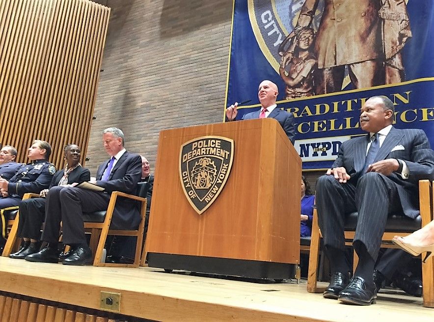 New York Irish American Police Commissioner sworn in as bombing suspect arrested