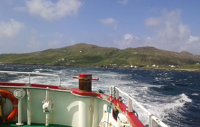Inishturk Island, off County Mayo, "swamped" with inquiries from citizens considering relocating if Republican wins Presidency.