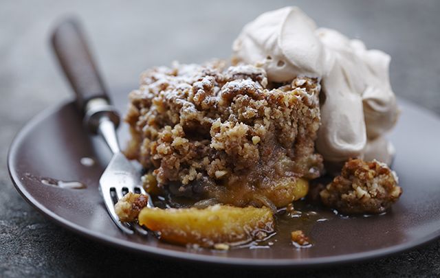 Apple Blackberry Crumble.