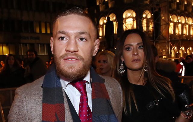 Conor McGregor and his girlfriend Dee Devlin.