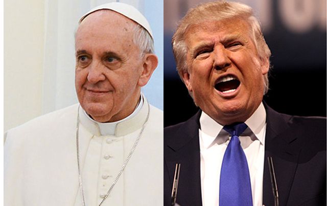 Trump establishes a Catholic advisory group despite calling the Pope despicable.