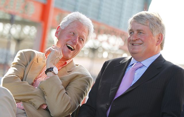 Bill Clinton and Dennis O'Brien