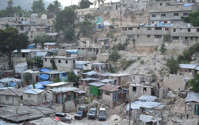 Villa Rosa in Port-au-Prince, Haiti, a densely populated area where one-third of houses were either destroyed or damaged beyond repair by the January 2010 earthquake.