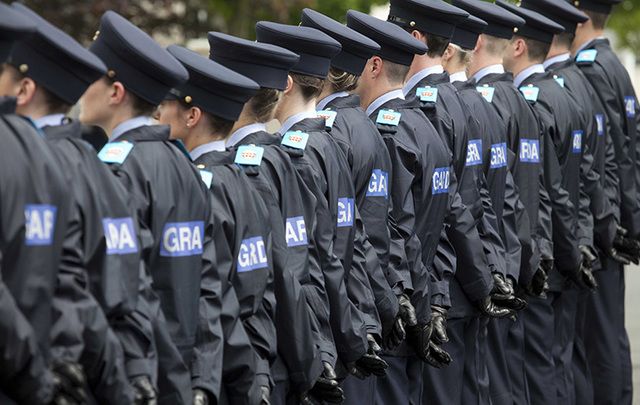 Irish police (Gardai).