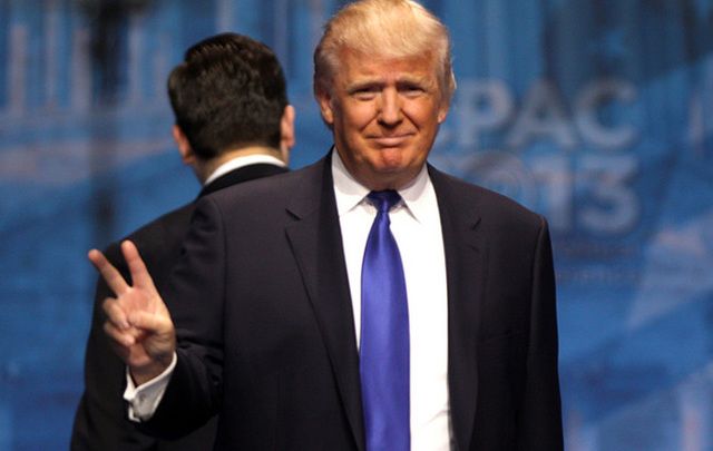 Donald Trump...peace out...not so much.