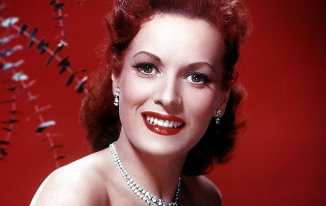 Legend of the silver screen Maureen O'Hara.