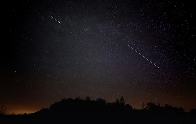 You might see as many as 20 shooting stars per hour.