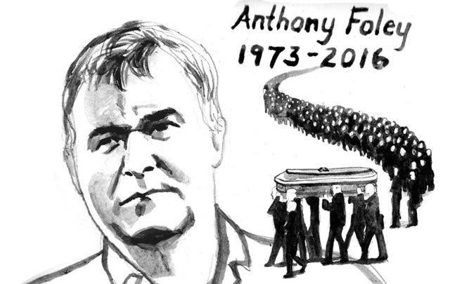 The best of the Irish was on display when paying tribute to Irish rugby hero Anthony Foley.