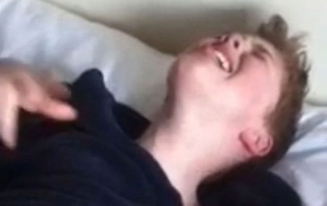 Cameron Lindsay in a rage while under the influence of his PANADA, known as the exorcist syndrome.