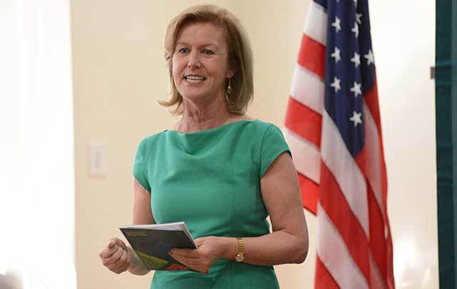 Irish Ambassador to the U.S. Anne Anderson.
