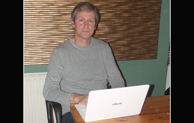 Robbie McGinley at home in Dublin.
