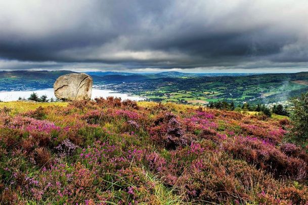 The Mourne Mountains in Co Down.