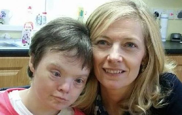 Catherine Flood (right) with her sister Eileen.