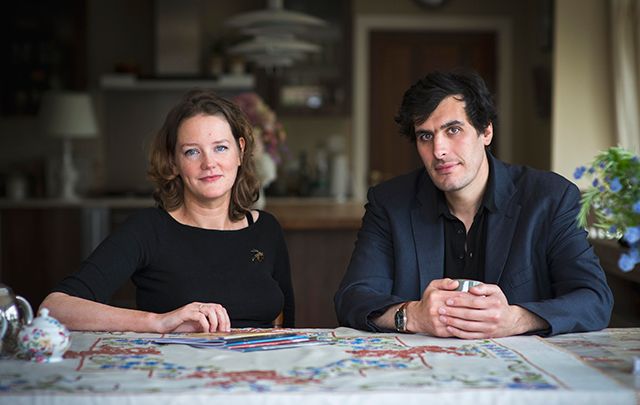 The publishers of The Moth, Rebecca O’ Connor and Will Govan.