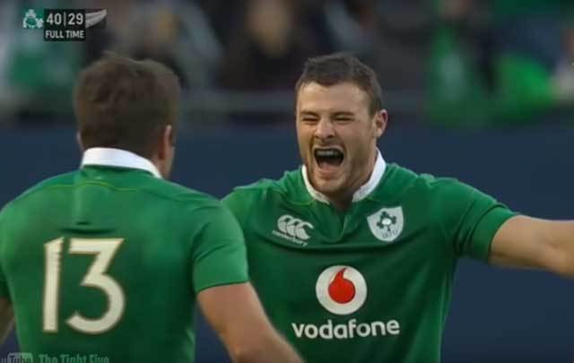 The Irish rugby team defeated the New Zealand All Blacks for the first time in 111 years.