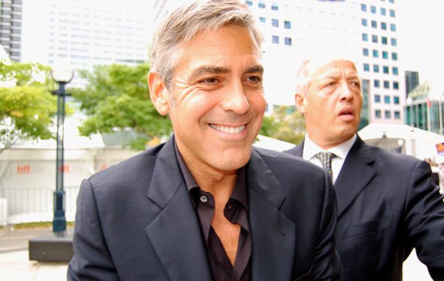 George Clooney is a strong Clinton supporter.