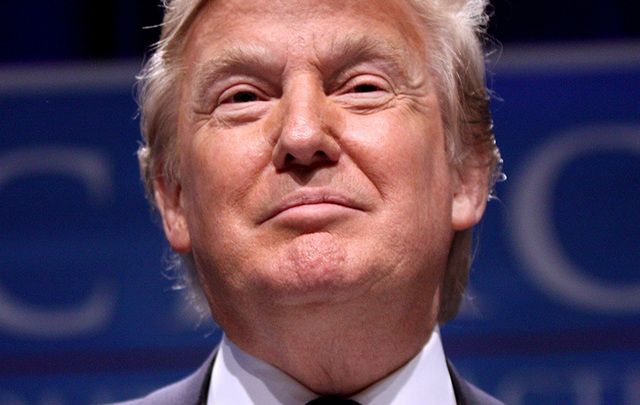 Republican Presidential Candidate Donald Trump.