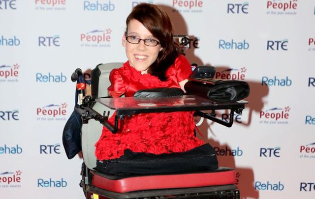 Joanne O'Riordan, the Irish woman born with no limbs.