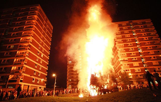 A Twelfth of July bonfire.