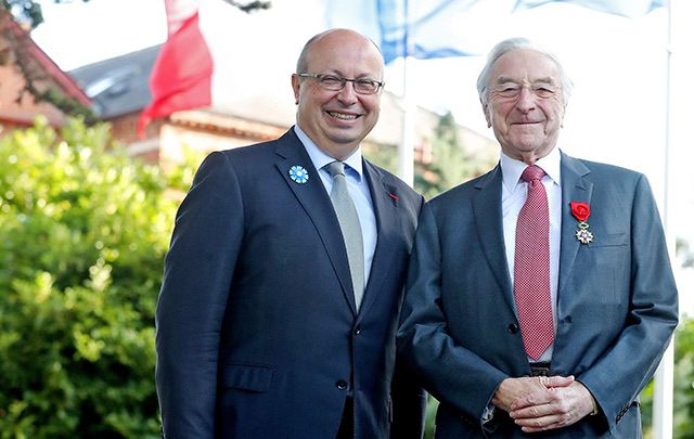 H.E. Ambassador to Ireland, Jean-Pierre Thébault and Martin Naughton