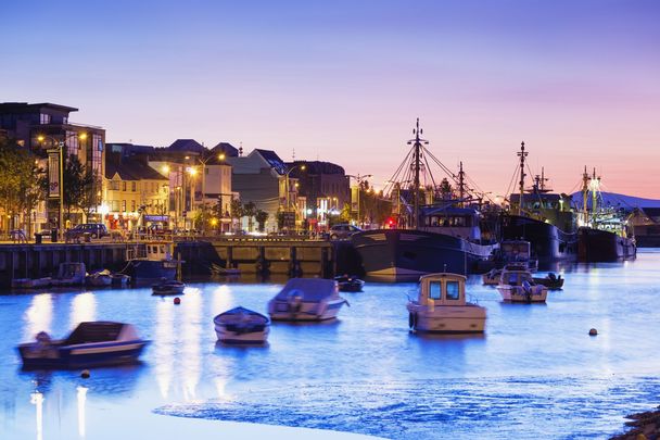Waterford City Habour by night
