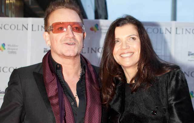 U2\'s Bono and his wife, Ali Hewson. 
