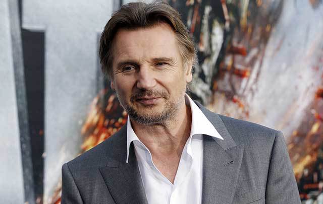 Irish actor Liam Neeson.