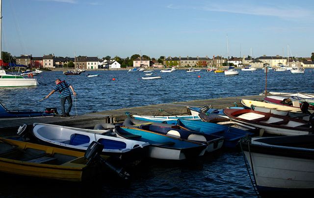 Dungarvan harbor: The Waterford town may become the site of the new campus.