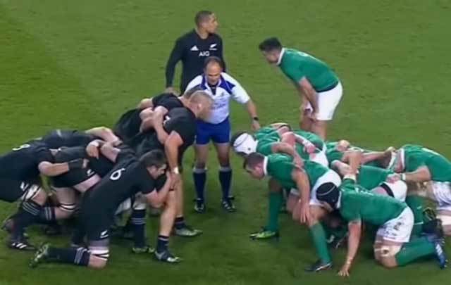 Ireland was defeated by the All Blacks in Dublin.