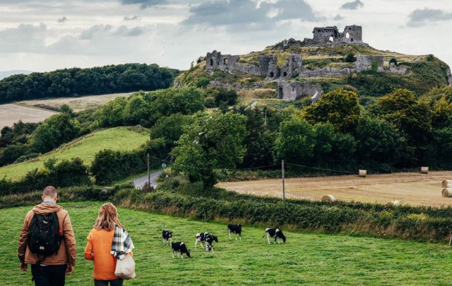 The Rock of Dunamase and Dunamase Castle.