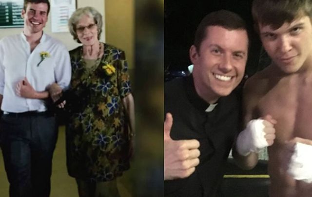 Connor Hakes planned to honor his grandmother by singing at her funeral until he was told by his parish priest, Father Bob J. Lengerich, that because of his “gay lifestyle” he would no longer be permitted to.