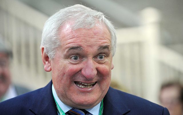 Former Irish Taoiseach Bertie Ahern.