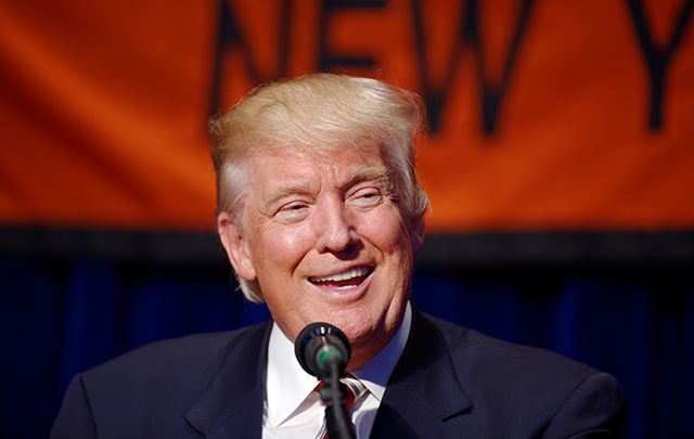 Donald J. Trump at aConservative Party of New York State event on September 7, 2016.