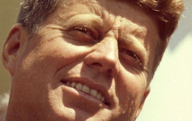 John F. Kennedy pictured here in 1960.
