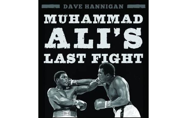Portion of the book cover for “Drama in the Bahamas – Muhammad Ali’s Last Fight.\"