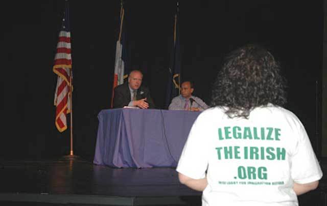 Thousands of undocumented Irish in America cannot visit home for fear they would be unable to return to the U.S. if they did.