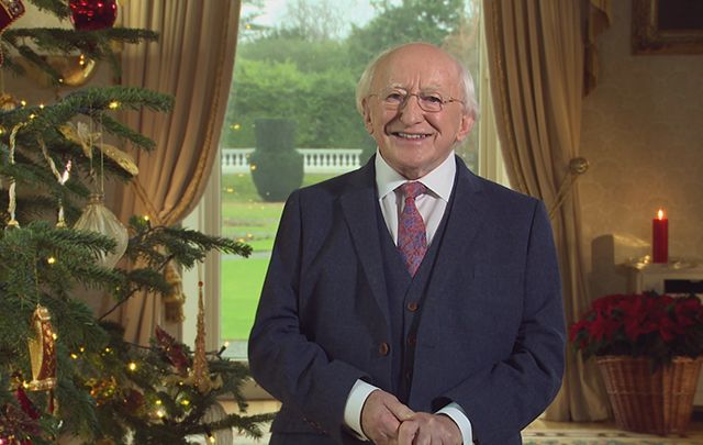 Irish President Michael D. Higgins shares his Christmas message to Ireland. 