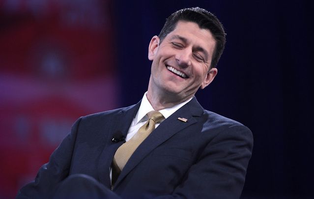 Speaker of the United States House of Representative Paul Ryan.